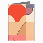 Minimalist Pattern With Simple Lines And Shapes, Creating A Clean And Modern Aesthe Greeting Card