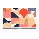 Minimalist Pattern With Simple Lines And Shapes, Creating A Clean And Modern Aesthe Business Card Holder