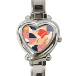 Minimalist Pattern With Simple Lines And Shapes, Creating A Clean And Modern Aesthe Heart Italian Charm Watch