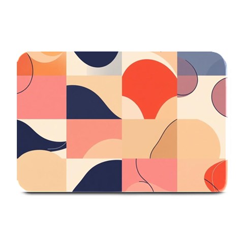 Minimalist Pattern With Simple Lines And Shapes, Creating A Clean And Modern Aesthe Plate Mats from ArtsNow.com 18 x12  Plate Mat