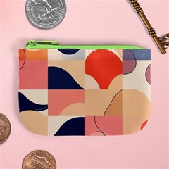 Minimalist Pattern With Simple Lines And Shapes, Creating A Clean And Modern Aesthe Mini Coin Purse from ArtsNow.com Front