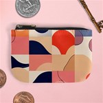 Minimalist Pattern With Simple Lines And Shapes, Creating A Clean And Modern Aesthe Mini Coin Purse