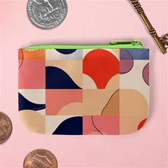 Minimalist Pattern With Simple Lines And Shapes, Creating A Clean And Modern Aesthe Mini Coin Purse from ArtsNow.com Back