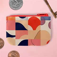 Minimalist Pattern With Simple Lines And Shapes, Creating A Clean And Modern Aesthe Mini Coin Purse from ArtsNow.com Back