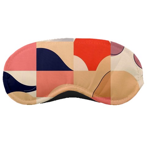 Minimalist Pattern With Simple Lines And Shapes, Creating A Clean And Modern Aesthe Sleep Mask from ArtsNow.com Front