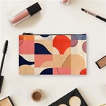 Minimalist Pattern With Simple Lines And Shapes, Creating A Clean And Modern Aesthe Cosmetic Bag (Small)