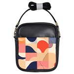 Minimalist Pattern With Simple Lines And Shapes, Creating A Clean And Modern Aesthe Girls Sling Bag