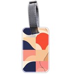 Minimalist Pattern With Simple Lines And Shapes, Creating A Clean And Modern Aesthe Luggage Tag (two sides)