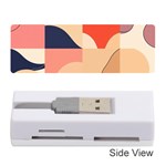 Minimalist Pattern With Simple Lines And Shapes, Creating A Clean And Modern Aesthe Memory Card Reader (Stick)