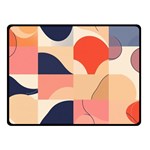 Minimalist Pattern With Simple Lines And Shapes, Creating A Clean And Modern Aesthe Two Sides Fleece Blanket (Small)