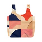 Minimalist Pattern With Simple Lines And Shapes, Creating A Clean And Modern Aesthe Full Print Recycle Bag (M)