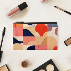 Minimalist Pattern With Simple Lines And Shapes, Creating A Clean And Modern Aesthe Cosmetic Bag (XS) from ArtsNow.com Front