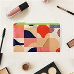 Minimalist Pattern With Simple Lines And Shapes, Creating A Clean And Modern Aesthe Cosmetic Bag (XS)