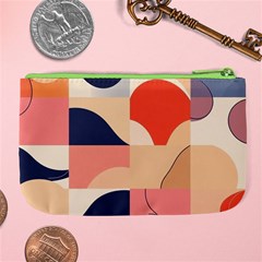 Minimalist Pattern With Simple Lines And Shapes, Creating A Clean And Modern Aesthe Large Coin Purse from ArtsNow.com Back