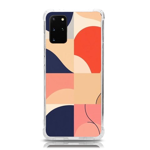 Minimalist Pattern With Simple Lines And Shapes, Creating A Clean And Modern Aesthe Samsung Galaxy S20 Plus 6.7 Inch TPU UV Case from ArtsNow.com Front