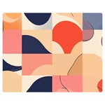 Minimalist Pattern With Simple Lines And Shapes, Creating A Clean And Modern Aesthe Premium Plush Fleece Blanket (Medium)