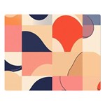 Minimalist Pattern With Simple Lines And Shapes, Creating A Clean And Modern Aesthe Premium Plush Fleece Blanket (Large)