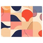 Minimalist Pattern With Simple Lines And Shapes, Creating A Clean And Modern Aesthe Premium Plush Fleece Blanket (Extra Small)