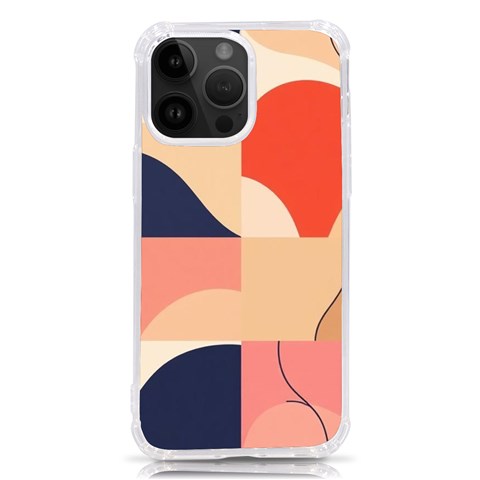 Minimalist Pattern With Simple Lines And Shapes, Creating A Clean And Modern Aesthe iPhone 14 Pro Max TPU UV Print Case from ArtsNow.com Front