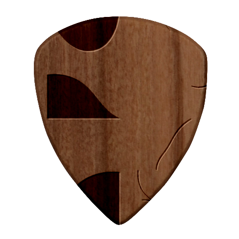 Minimalist Pattern With Simple Lines And Shapes, Creating A Clean And Modern Aesthe Square Wood Guitar Pick Holder Case And Picks Set from ArtsNow.com Pick