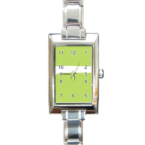 A Minimalist Pattern With Simple Lines And Shapes, Creating A Clean And Modern Aesthetic 02 Rectangle Italian Charm Watch from ArtsNow.com Front