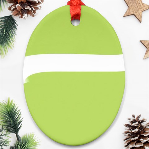 A Minimalist Pattern With Simple Lines And Shapes, Creating A Clean And Modern Aesthetic 02 Ornament (Oval) from ArtsNow.com Front