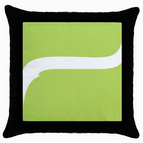 A Minimalist Pattern With Simple Lines And Shapes, Creating A Clean And Modern Aesthetic 02 Throw Pillow Case (Black) from ArtsNow.com Front