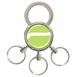 A Minimalist Pattern With Simple Lines And Shapes, Creating A Clean And Modern Aesthetic 02 3-Ring Key Chain