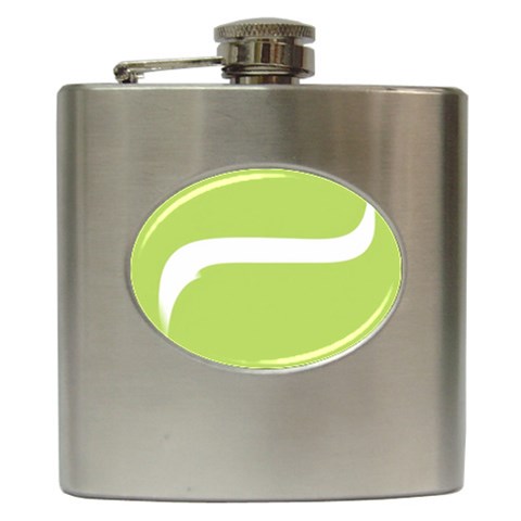 A Minimalist Pattern With Simple Lines And Shapes, Creating A Clean And Modern Aesthetic 02 Hip Flask (6 oz) from ArtsNow.com Front