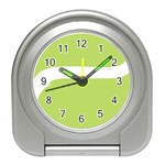 A Minimalist Pattern With Simple Lines And Shapes, Creating A Clean And Modern Aesthetic 02 Travel Alarm Clock