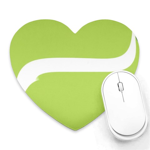 A Minimalist Pattern With Simple Lines And Shapes, Creating A Clean And Modern Aesthetic 02 Heart Mousepad from ArtsNow.com Front