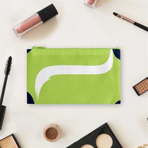 A Minimalist Pattern With Simple Lines And Shapes, Creating A Clean And Modern Aesthetic 02 Cosmetic Bag (Small) from ArtsNow.com Front