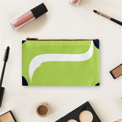 A Minimalist Pattern With Simple Lines And Shapes, Creating A Clean And Modern Aesthetic 02 Cosmetic Bag (Small) from ArtsNow.com Front