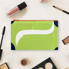 A Minimalist Pattern With Simple Lines And Shapes, Creating A Clean And Modern Aesthetic 02 Cosmetic Bag (Medium) from ArtsNow.com Front