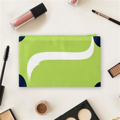 A Minimalist Pattern With Simple Lines And Shapes, Creating A Clean And Modern Aesthetic 02 Cosmetic Bag (Medium) from ArtsNow.com Back