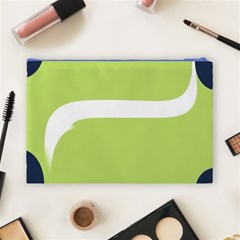 A Minimalist Pattern With Simple Lines And Shapes, Creating A Clean And Modern Aesthetic 02 Cosmetic Bag (Large) from ArtsNow.com Back