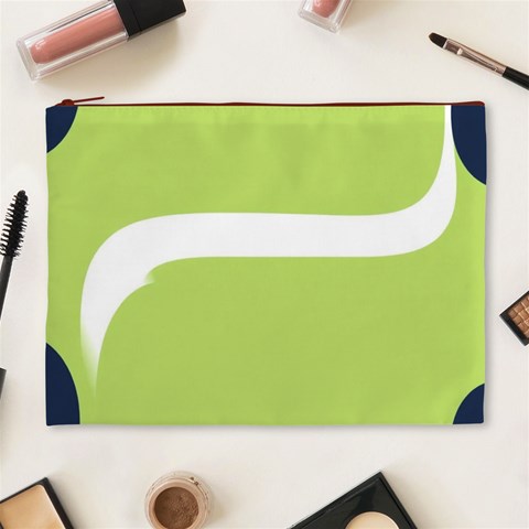 A Minimalist Pattern With Simple Lines And Shapes, Creating A Clean And Modern Aesthetic 02 Cosmetic Bag (XL) from ArtsNow.com Front