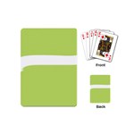 A Minimalist Pattern With Simple Lines And Shapes, Creating A Clean And Modern Aesthetic 02 Playing Cards Single Design (Mini)