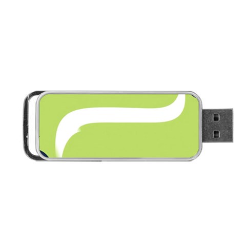 A Minimalist Pattern With Simple Lines And Shapes, Creating A Clean And Modern Aesthetic 02 Portable USB Flash (One Side) from ArtsNow.com Front