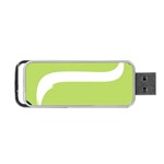 A Minimalist Pattern With Simple Lines And Shapes, Creating A Clean And Modern Aesthetic 02 Portable USB Flash (One Side)