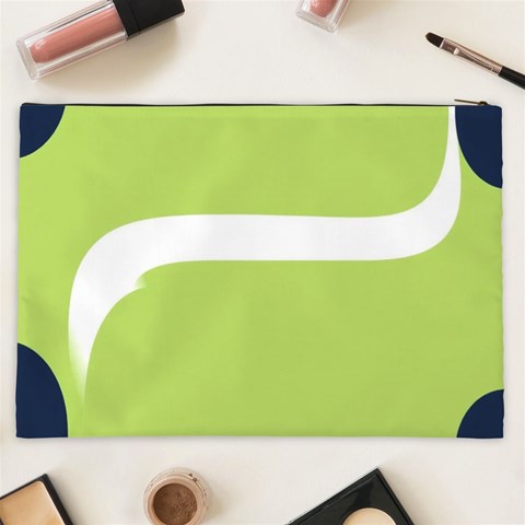 A Minimalist Pattern With Simple Lines And Shapes, Creating A Clean And Modern Aesthetic 02 Cosmetic Bag (XXL) from ArtsNow.com Back