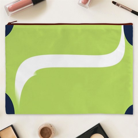 A Minimalist Pattern With Simple Lines And Shapes, Creating A Clean And Modern Aesthetic 02 Cosmetic Bag (XXXL) from ArtsNow.com Front