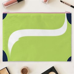 A Minimalist Pattern With Simple Lines And Shapes, Creating A Clean And Modern Aesthetic 02 Cosmetic Bag (XXXL) from ArtsNow.com Back