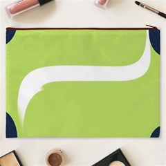 A Minimalist Pattern With Simple Lines And Shapes, Creating A Clean And Modern Aesthetic 02 Cosmetic Bag (XXXL) from ArtsNow.com Back