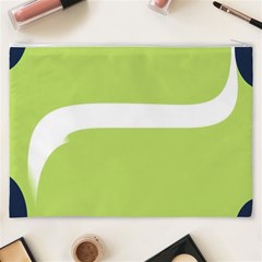 A Minimalist Pattern With Simple Lines And Shapes, Creating A Clean And Modern Aesthetic 02 Cosmetic Bag (XXXL) from ArtsNow.com Back