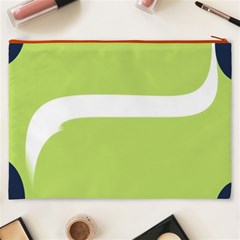 A Minimalist Pattern With Simple Lines And Shapes, Creating A Clean And Modern Aesthetic 02 Cosmetic Bag (XXXL) from ArtsNow.com Back