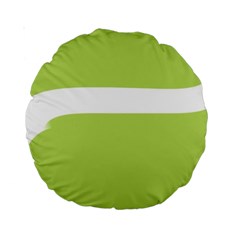 A Minimalist Pattern With Simple Lines And Shapes, Creating A Clean And Modern Aesthetic 02 Standard 15  Premium Round Cushions from ArtsNow.com Front