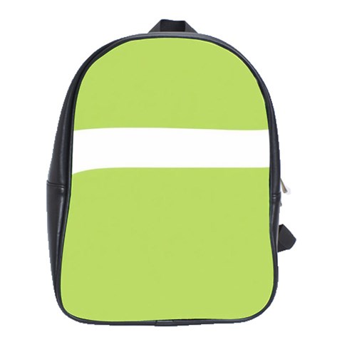 A Minimalist Pattern With Simple Lines And Shapes, Creating A Clean And Modern Aesthetic 02 School Bag (XL) from ArtsNow.com Front