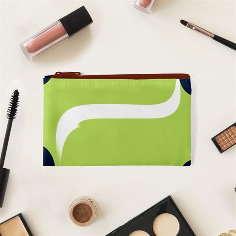 A Minimalist Pattern With Simple Lines And Shapes, Creating A Clean And Modern Aesthetic 02 Cosmetic Bag (XS) from ArtsNow.com Front