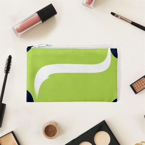 A Minimalist Pattern With Simple Lines And Shapes, Creating A Clean And Modern Aesthetic 02 Cosmetic Bag (XS) from ArtsNow.com Front